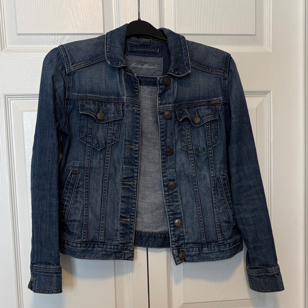 Eddie Bauer Indigo Blue Denim Jacket